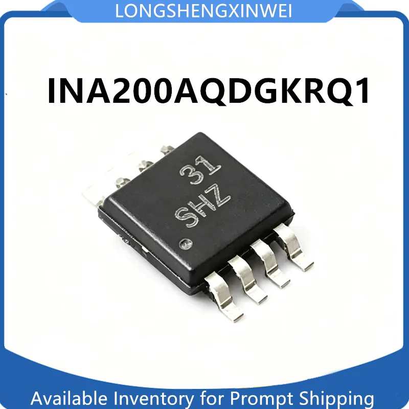 1PCS New Original INA200AQDGKRQ1 Silk Screen SHZ Package MSOP8 Current Sensing Amplifier in Stock