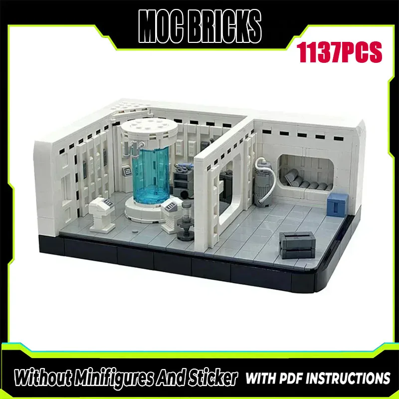 

Звездная модель фильма Moc, строительные кирпичи, эхо-база, медицинская технология, модульные блоки, подарки, рождественские игрушки, наборы «сделай сам», сборка