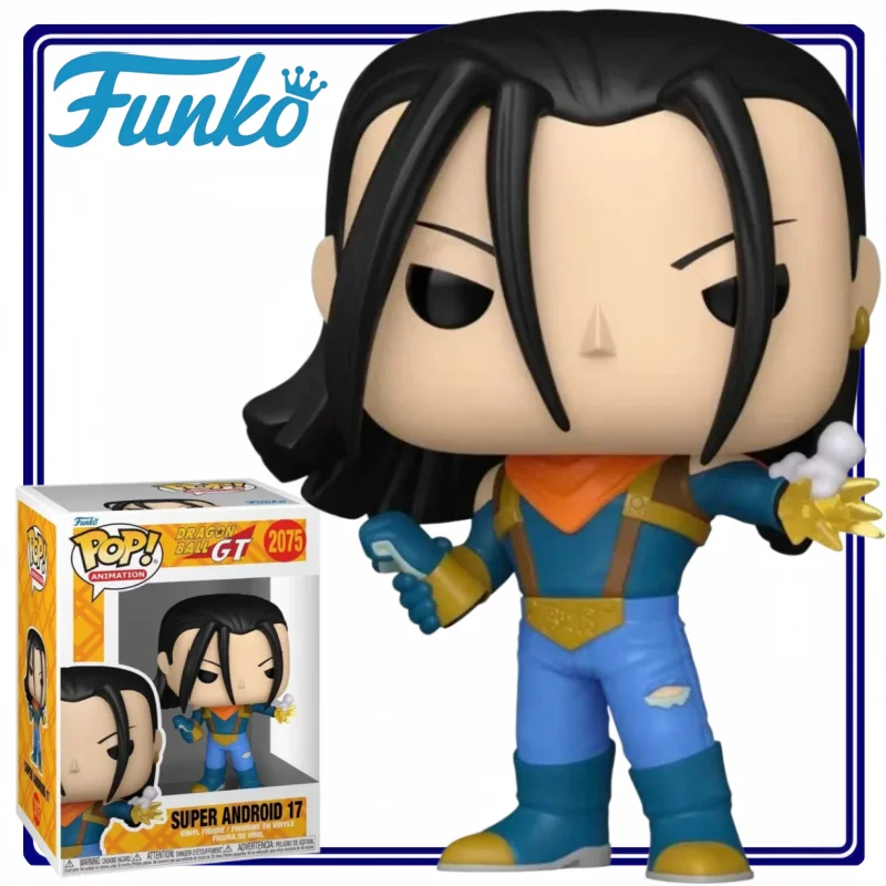 Figura FunkoPOP de Dragon Ball Super: Super Hero, Modelo de Escritorio, Figura de Anime Super 17, Mercancía de Anime, Regalo Navideño, Juguete de Moda