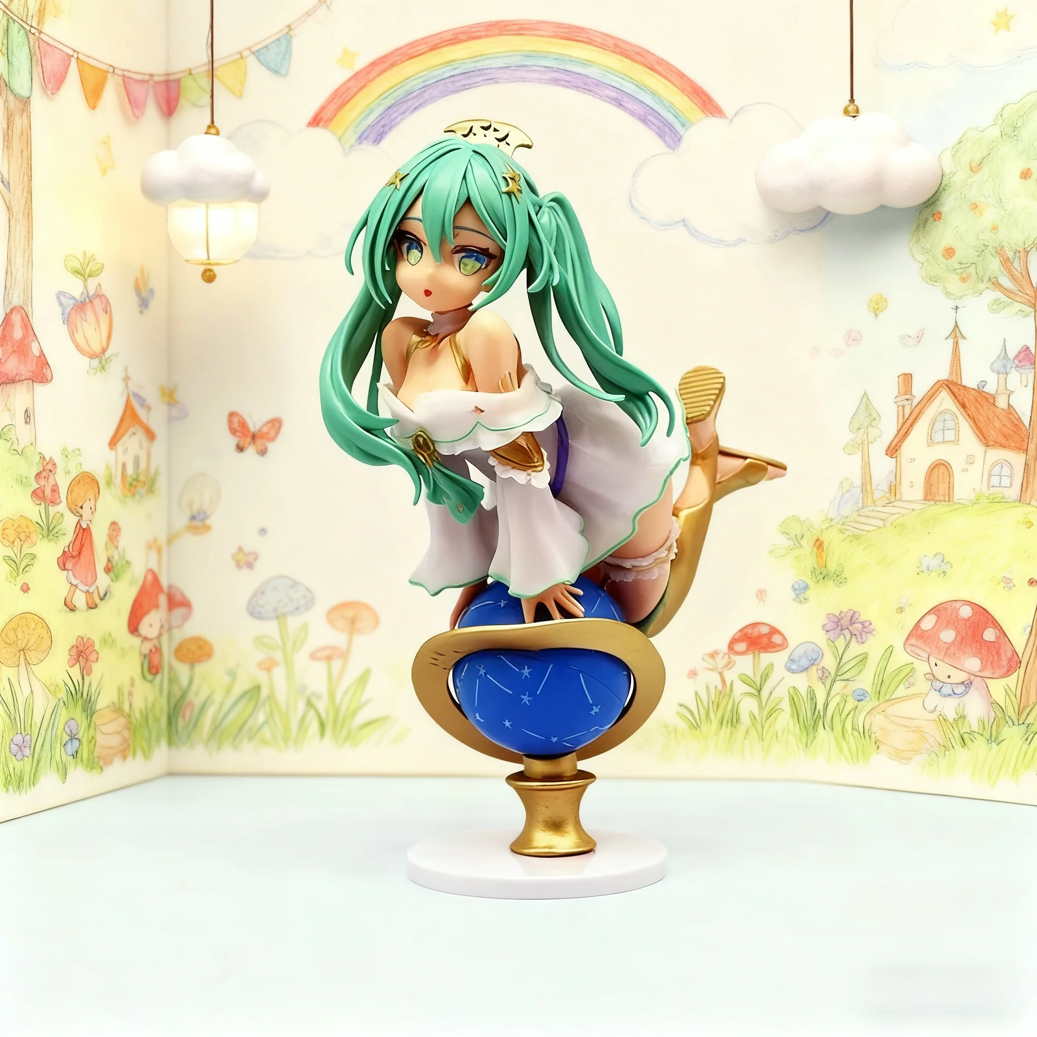 جديد هاتسون ميكو يدويا غلوب أنيمي الرسوم المتحركة الجمال الفتيات اليد تعمل نموذج سطح المكتب الحلي جمع هدية عيد ميلاد