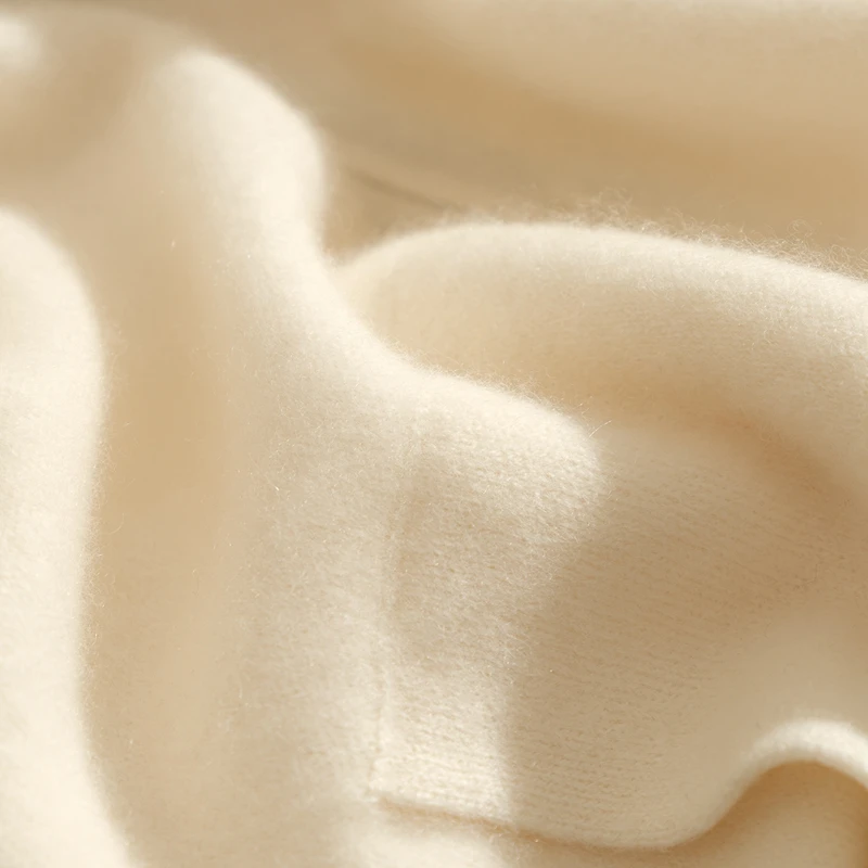 High Quality 100% Pure Cashmere Sweater Men Stand Up Collar Zipper Cardigan Outdoor Sports Style Thick Coat Autumn Winter New