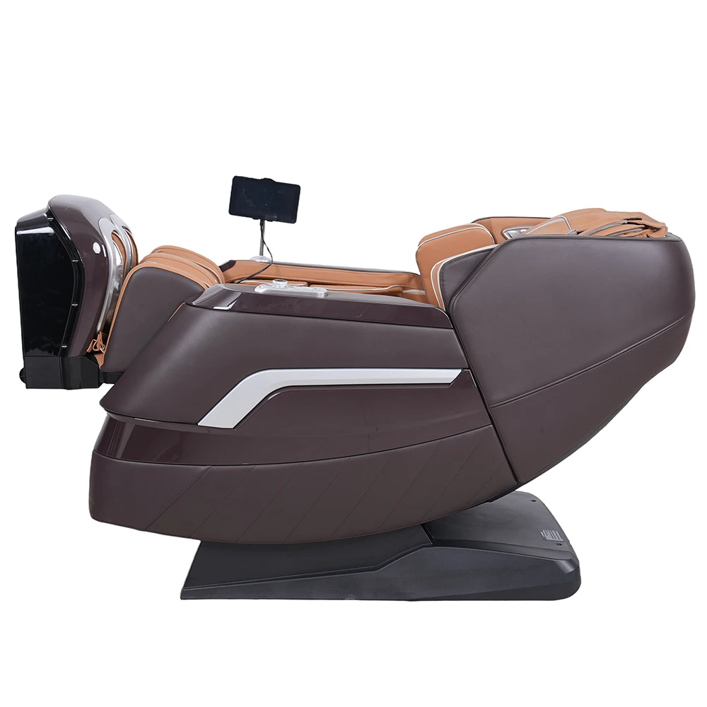 2025 كامل الجسم 4D صفر الجاذبية العلاج كراسي تدليك القدم الأسطوانة اللمس كرسي تدليك مع الحرارة #3