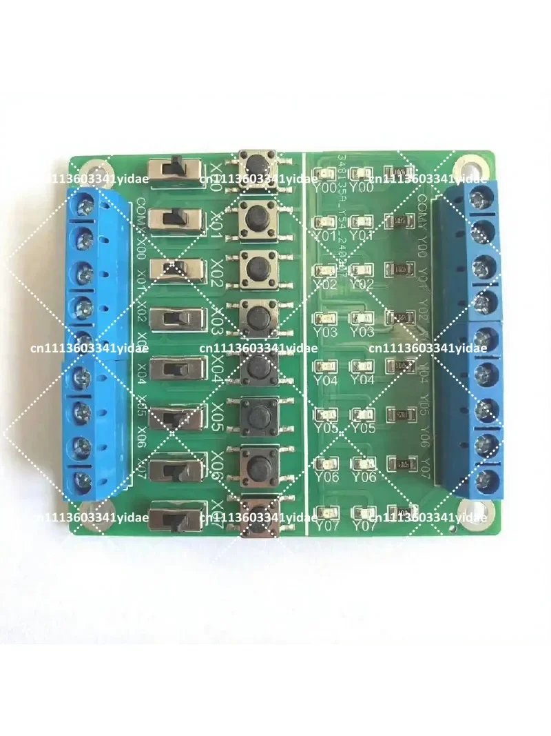 PLC Debugging Board 8-Channel Input Output Switch IO Signal Simulation Test Board for PLC Learning And Education
