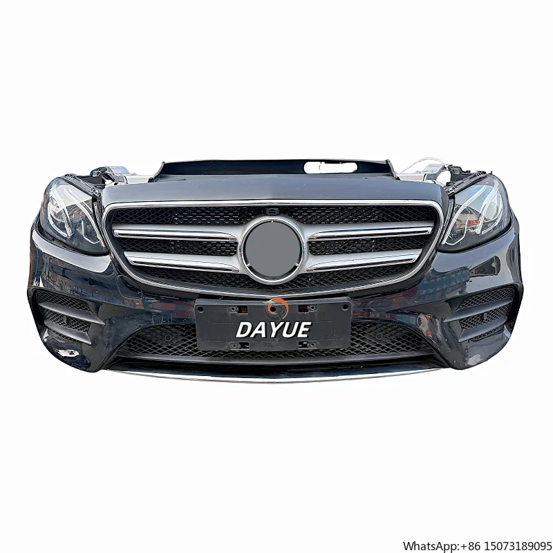 2017-2020 Mercedes-E-Class 213 Front Bumper Plastic Original Second-hand Bolt-On Universal Fitment