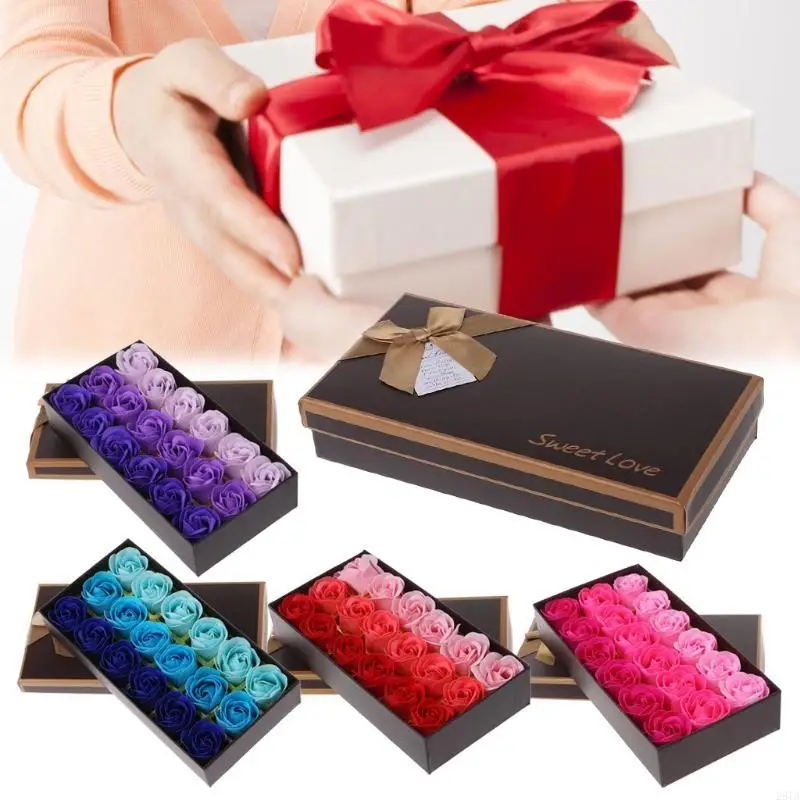 

28ta Surprise Gift 18pcs Rose Flower Heart Ampend Petal Body Body Sed Wedding вечеринка