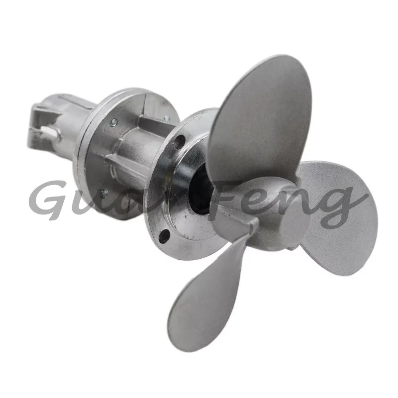 DIY lawn mower modified boat propeller, universal boat booster 7T/9T 26/28MM