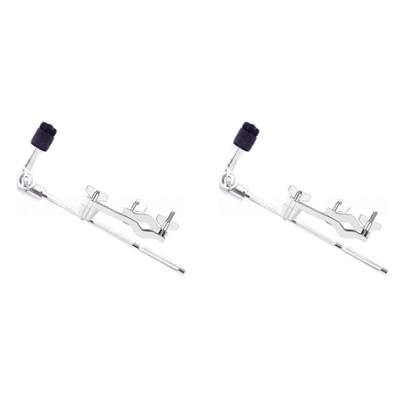 2X Drum Set Clamp Cymbal Extension Stand Drum Stand Clamp Practice Tool Snare Drum Percussion Instruments Parts