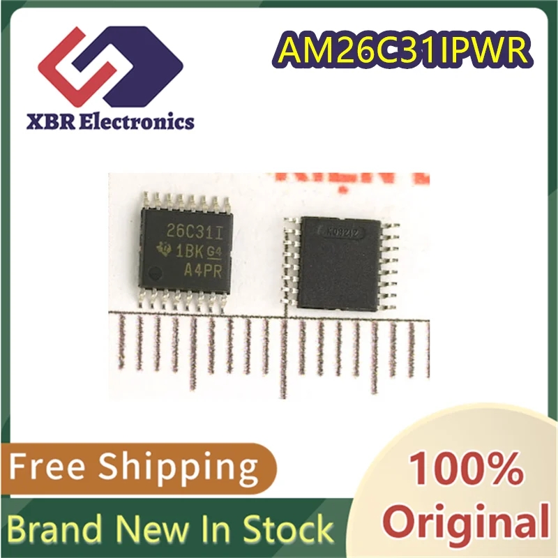 

(10/50 pieces) AM26C31IPWR TSSOP-16 Silkscreen 26C31I Line Driver Chip IC Brand New Genuine Original Spot Free Shipping