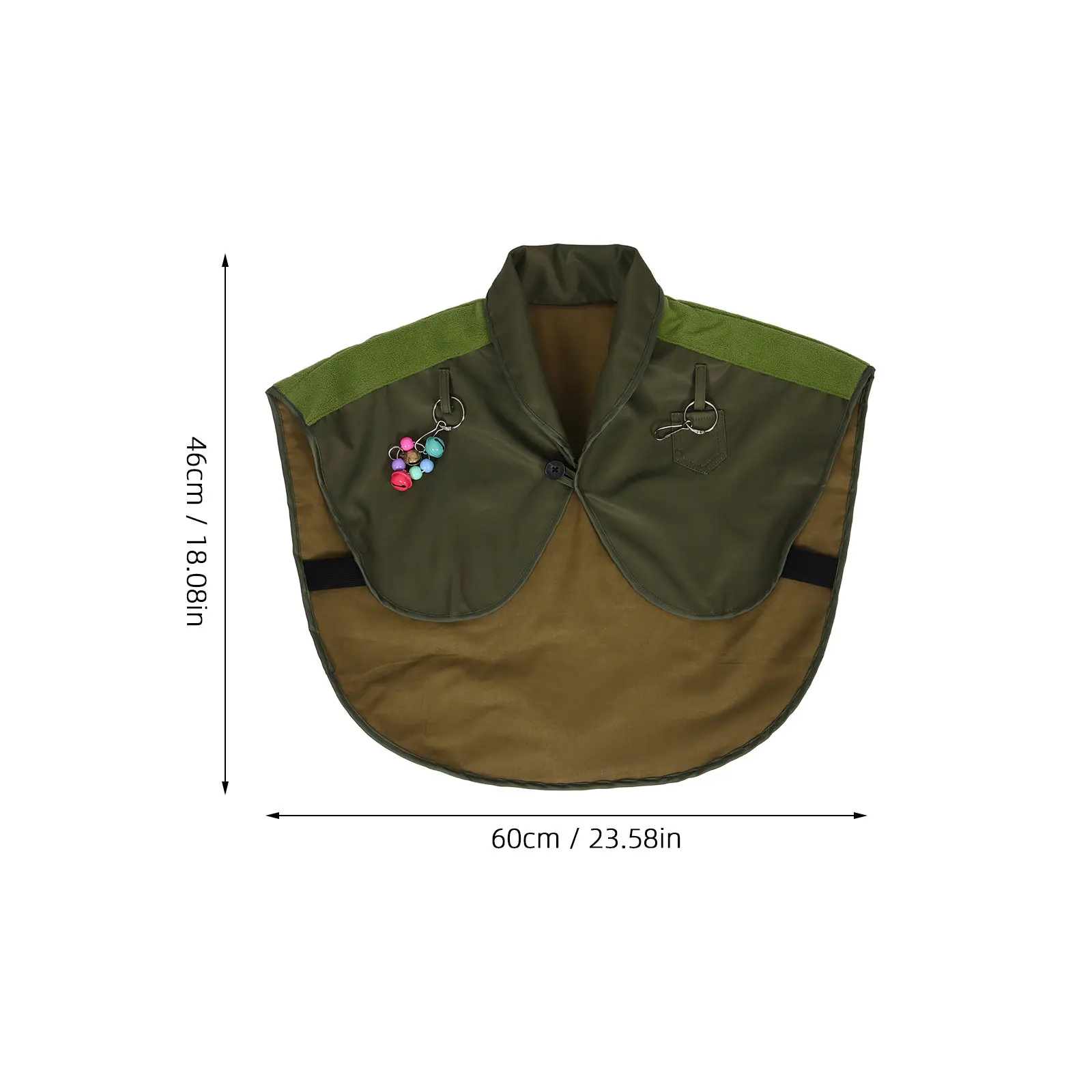 Heavy-Duty Parrot Shoulder Protector Reusable Polyester Anti-Scratch Anti-Bite Bird Clothes Protector for Training Shoulder Neck