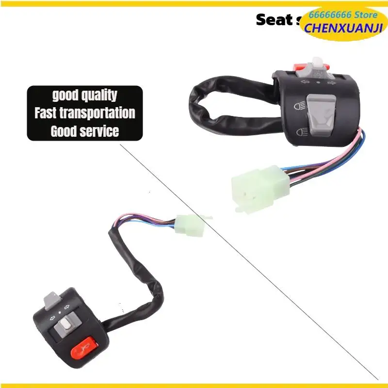 

Handlebar Controller Switches for Yamaha Electric Bike Scooter Signal Electric Fog Light Horn ON-OFF Button Switch