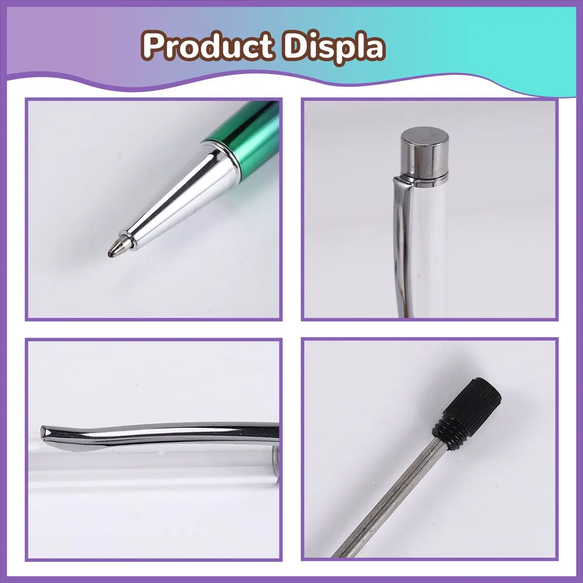 doyou 28 PACK Colorful Empty Tube Floating DIY Pens,Building Your Favorite Liquid Sand Pens Supplies for Many Occasions