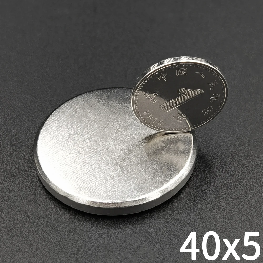 1/3 Stück 40x5 mm Magnet für Kühlschrank 40mm X 5mm Runde Dauermagnet-Scheibe 40x5mm – Detail 6