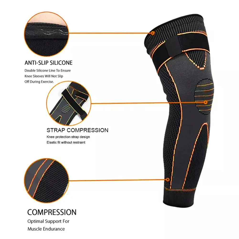 Sports Kneepad Pressurized Elastic Knee Pads for Joint Pain Support Tourmaline Acupressure Self Heating Knee Sleeve Knee Brace