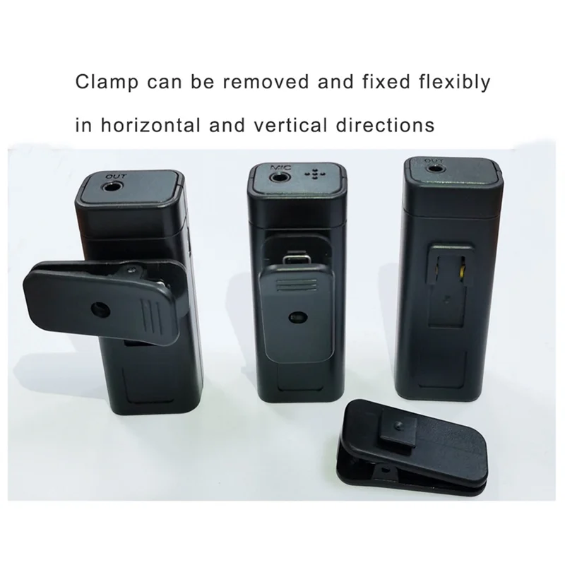 【Must-Haves】Microfoonclip UHF draadloze microfoonclip Live-uitzending Ruisonderdrukking Microfoon Videorecorder Microfoon