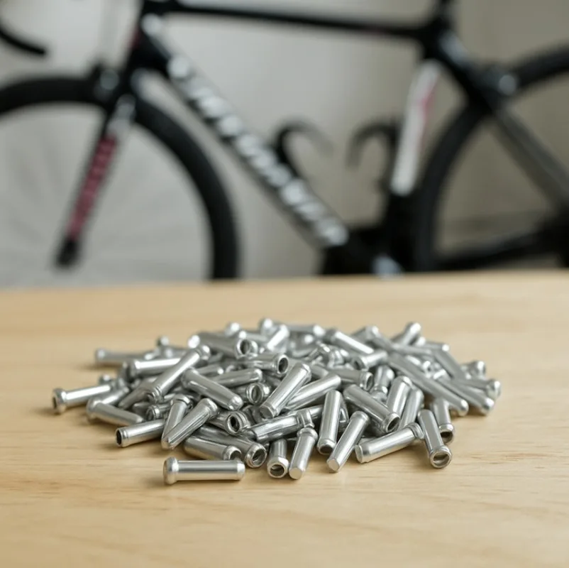 دراجة كابل نهاية 10-1000 قطعة تركيب سبائك الألومنيوم كابل نهاية قبعات دراجة الفرامل Derailleur شيفتر قبعات العقص نصائح الدراجات أجزاء #3