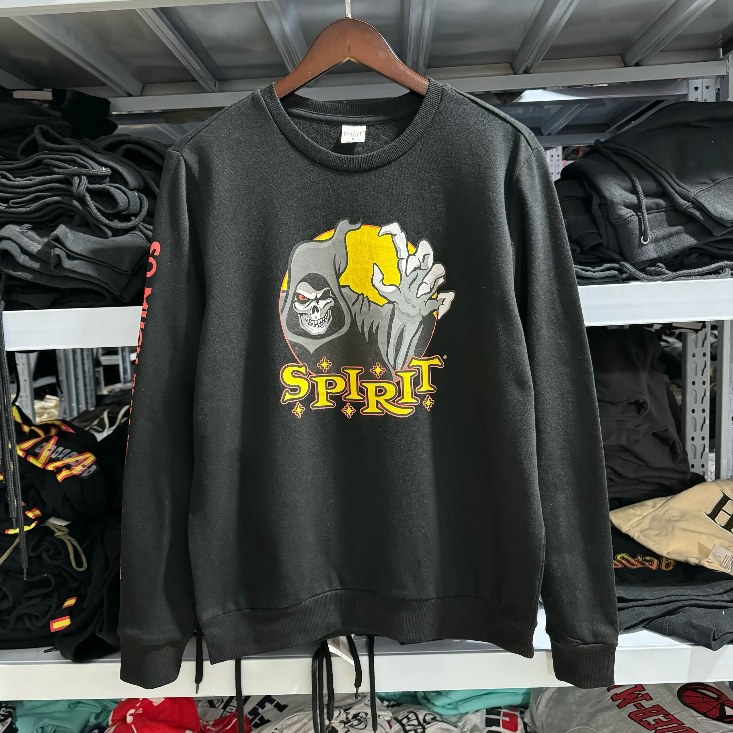 

Мужская толстовка с круглым вырезом и принтом на тему Хэллоуина, осени и зимы, тонкая, свободного кроя, базовая, с длинными рукавами.