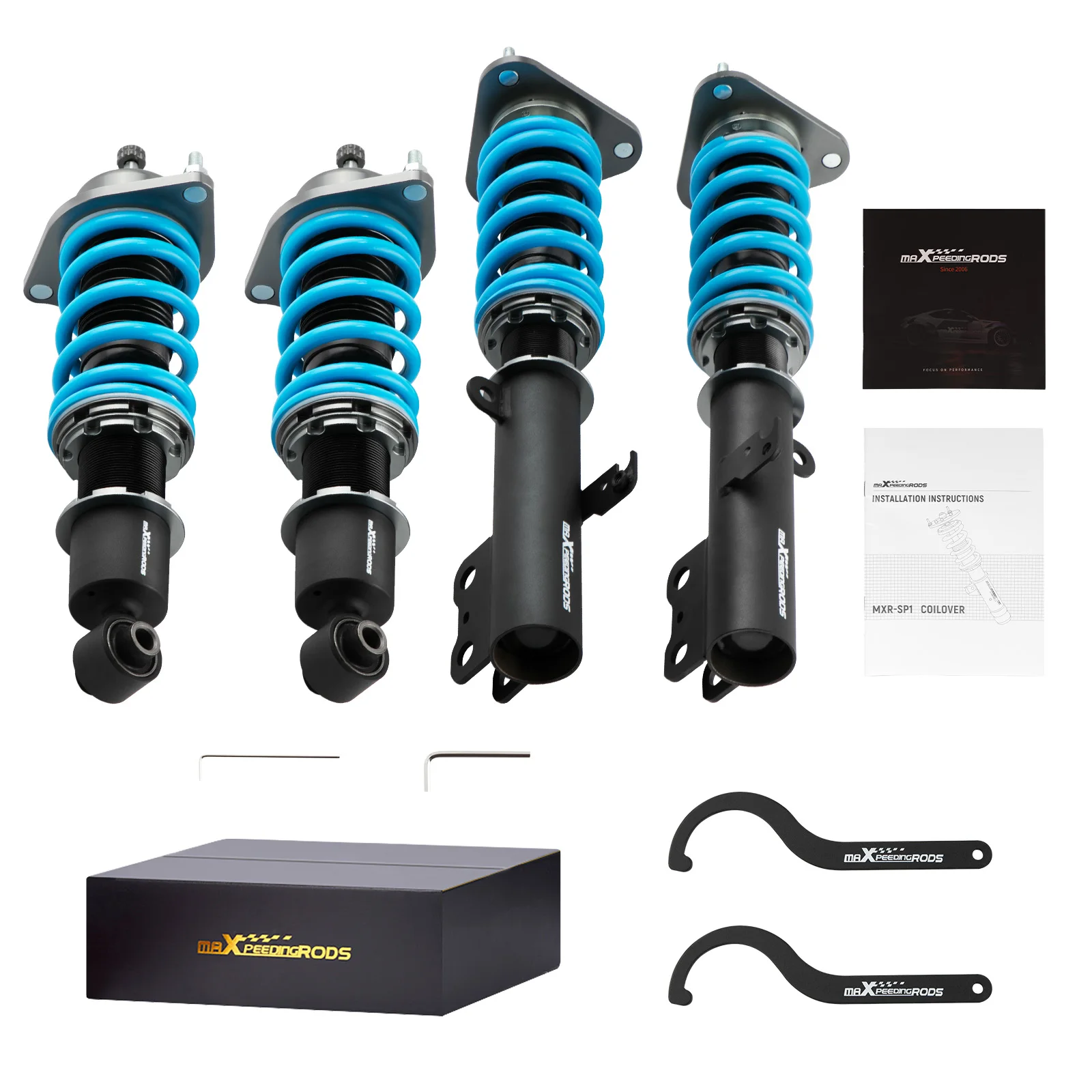 

MaXpeedingrods T6 Coilover 24 Way Damper Lowering Coils For Scion Tc 2005-2010