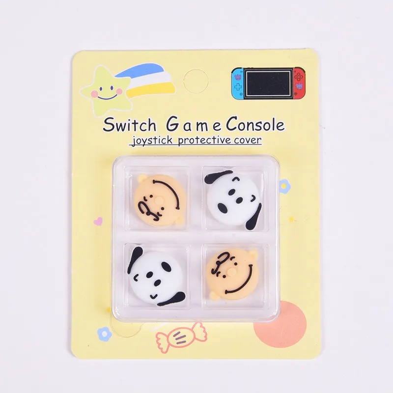 Snoopy Anime Nintendo Switch Silicone Rocker Cover NS Lite Anti Slip Controller Joy-Con Rocker Cover Grip Rocker Protective Cap