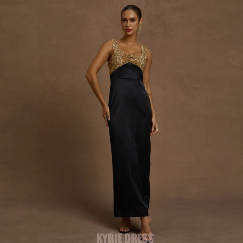 Elegant Mother of The Bride Dresses 2026 Customzied Sleeveless Sweetheart Neck Sequined Wedding Guest Dress Evening for Woman