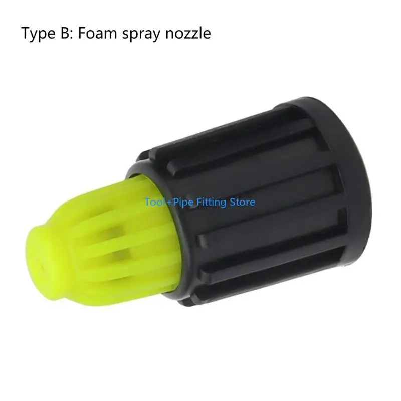 F92B 2pcs/set Foam Nozzle Hand Operated Pump Water Sprayer Bottle Nozzles Car Wash Manual Snow Foam Nozzle Home Garden