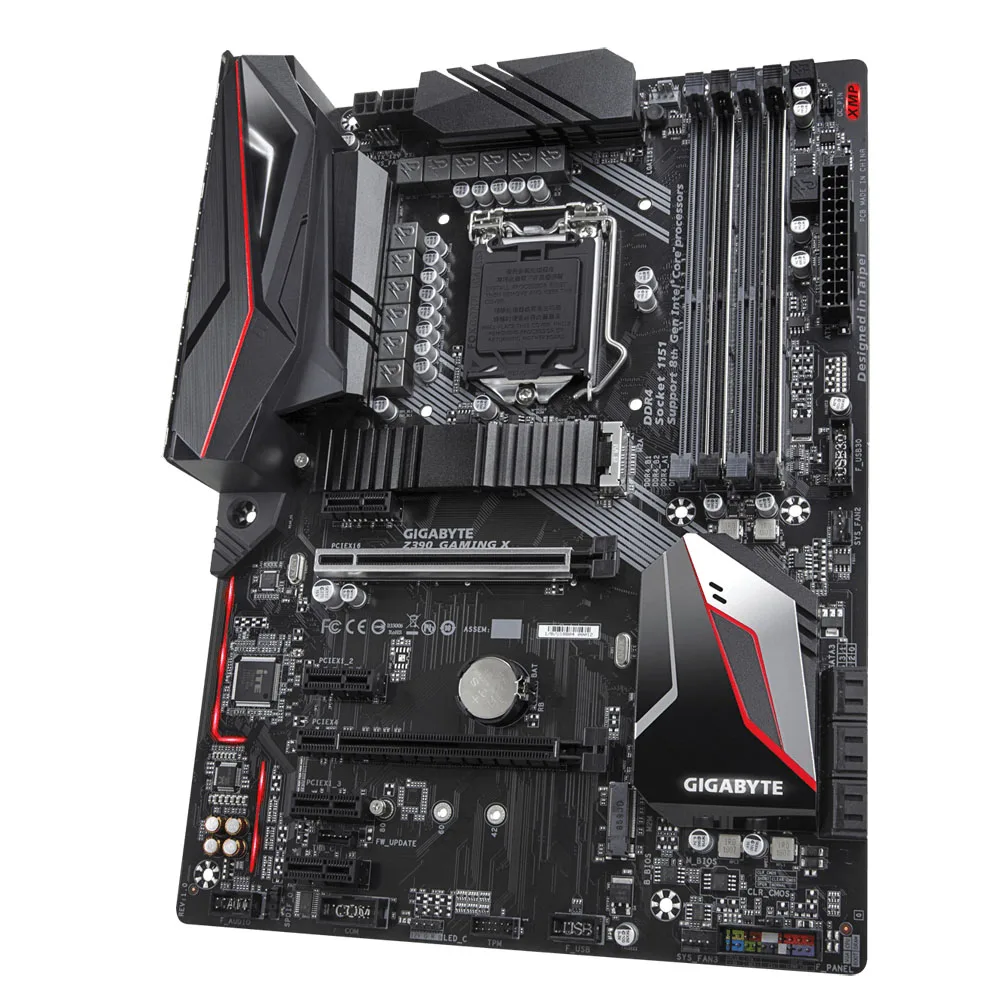 Imagem -03 - Placa-mãe Gaming x Lga1151 Ddr4 Intel i9 i7 i5 i3 Cpu Jogos Intel Z390 M.2 Atx Gigabyte-z390