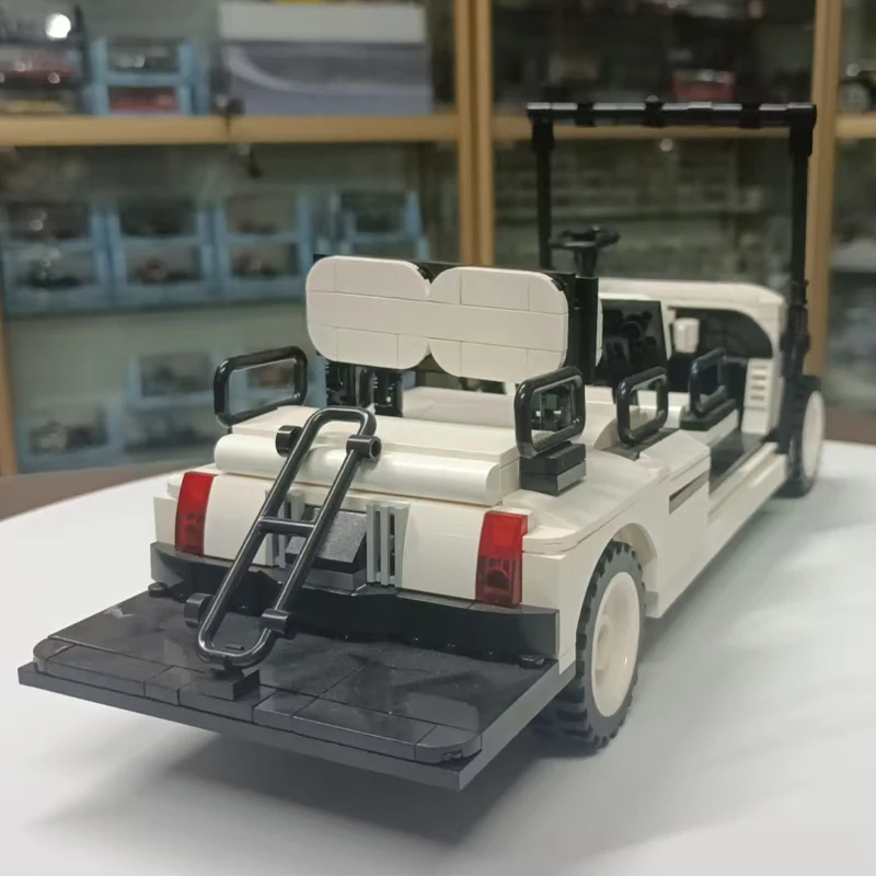 635PCS Building Block Creative รถรับส่งไฟฟ้าปริศนาบล็อกเครื่องประดับของเล่นสําหรับเด็กผู้ใหญ่เดสก์ท็อปสะสมของขวัญ