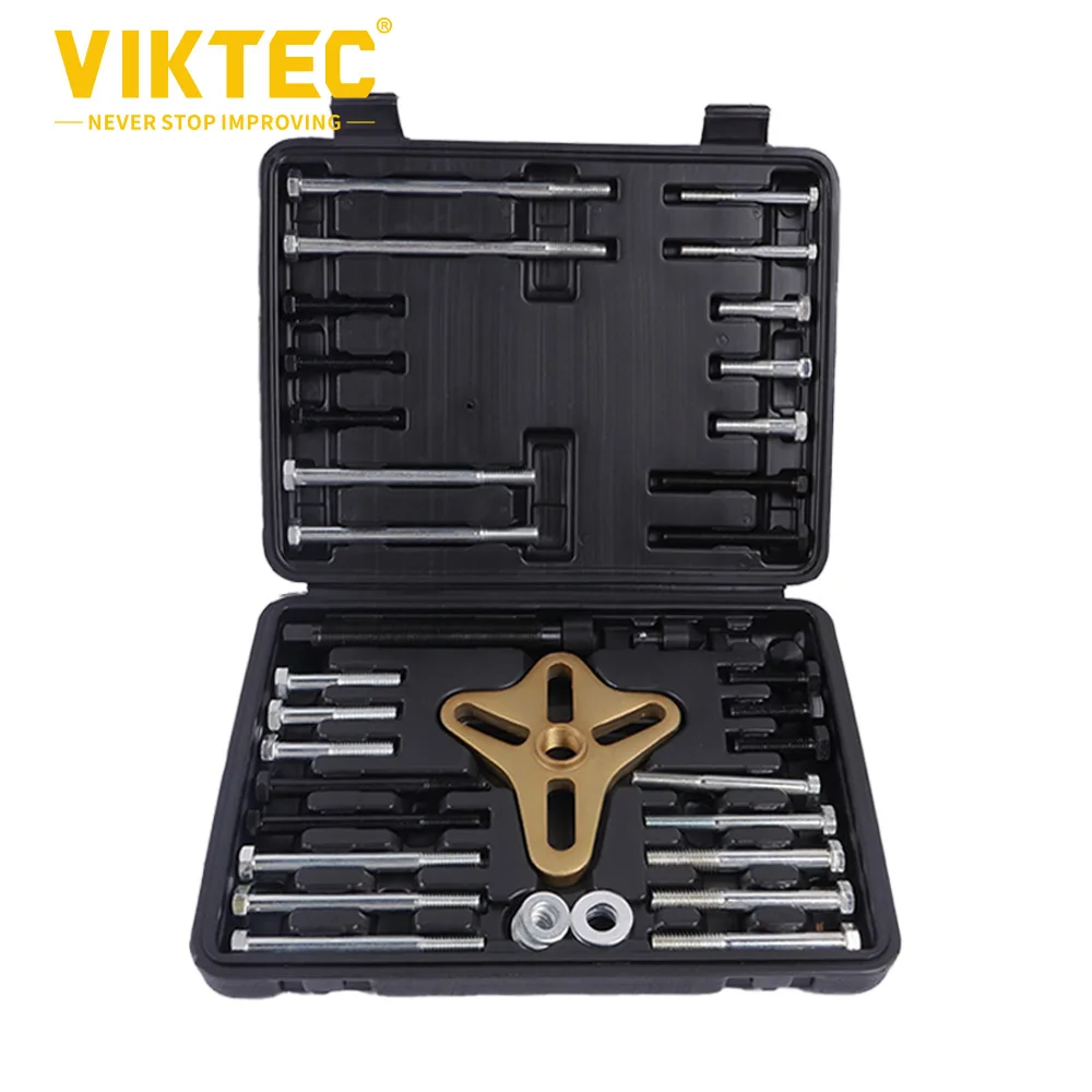 VT01008 46pc Harmonic Balancer Puller Set Steering Wheel/Gear/Crank Shaft Puller Took Kit