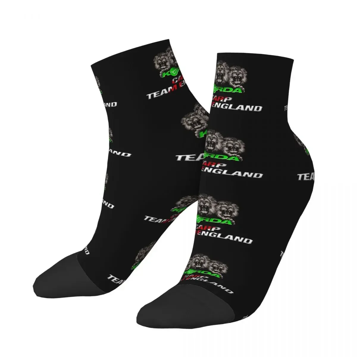 Korda Fishing Logo Men Women Crew Socks Unisex Cool 3D Printing Fish Carp Fisherman Gift Dress 