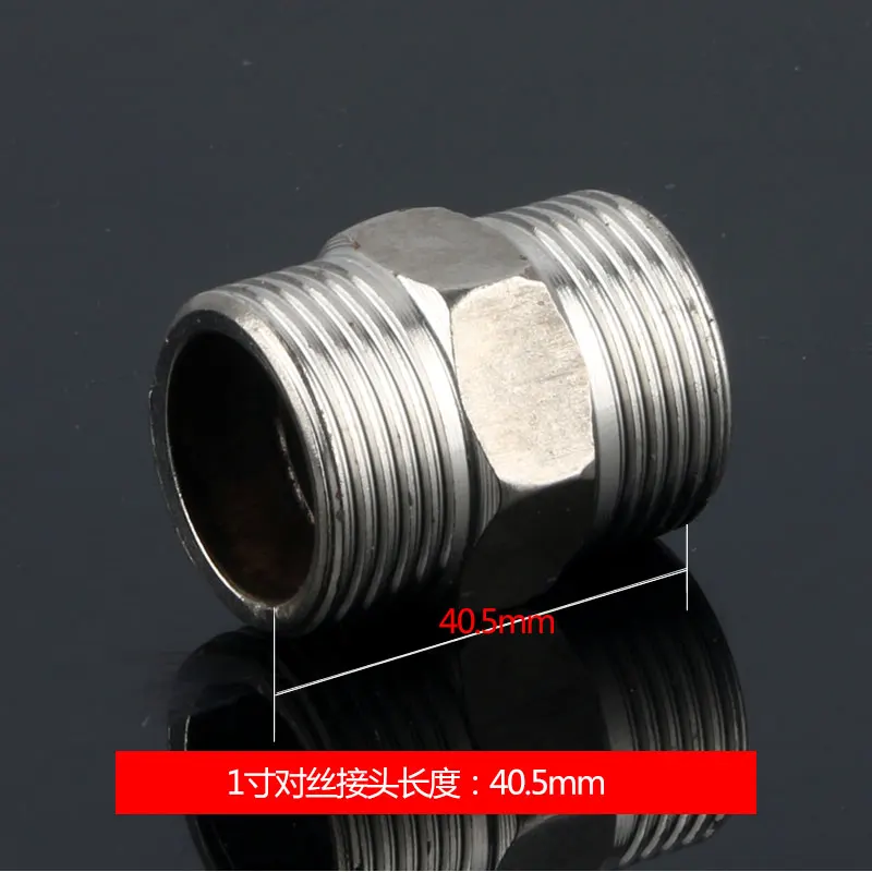 Фитинг для входной трубы из нержавеющей стали, 32 мм, наружный диаметр, прямой стыковой шов, Двойная внешняя резьба, прямая внешняя резьба