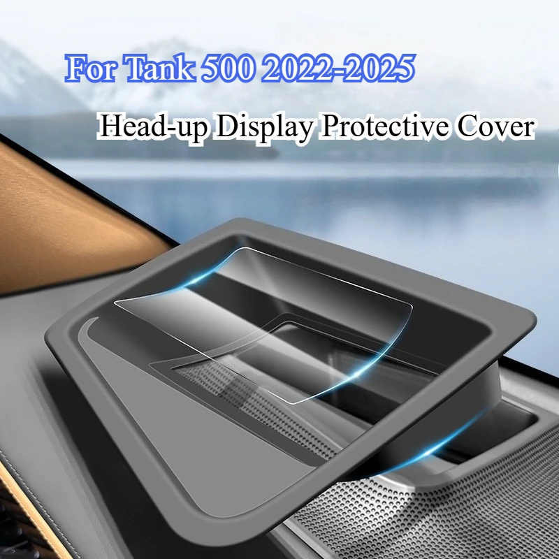For Tank 500 2022-2025 Car Head-up Display Protective Cover HUD Interior Modification Accessories High Definition Screen Trim