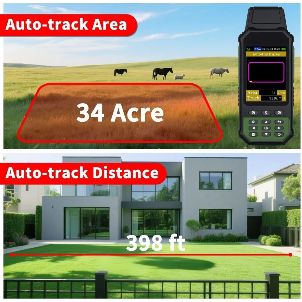 

ZL190 Handheld GPS for Surveying, High Precision GPS Surveying Equipment for Mountainous Land Slope and Flat Field Outdoor Use