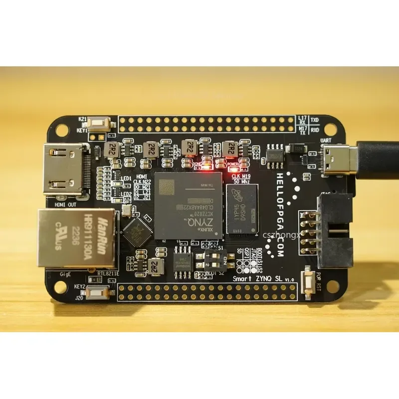 Xilinx Zynq 7020 V1.3 Minimum System Board FPGA Development Kit ARM Cortex A9 Programmable Logic Core Learning Module