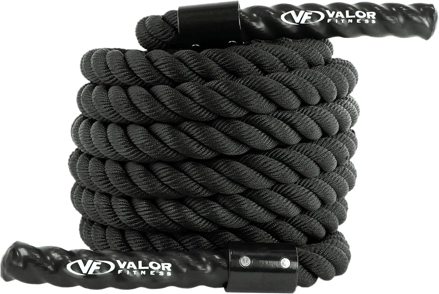 Fitness Battle Ropes - 40-Foot Braided Battle Rope Nylon Exercise Rope and Protective Sleeve Option Workout Ropes for Exercises