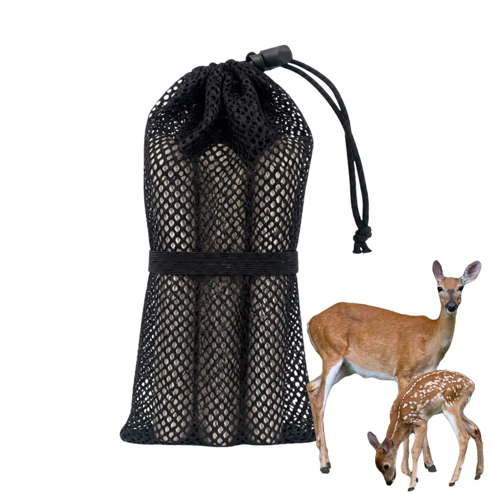 Deer Call Portable Realistic Sond Outdoor Gear with Storage Bag Whitetail Bucks Grunt Call for Outdoor Camping Mountaineering
