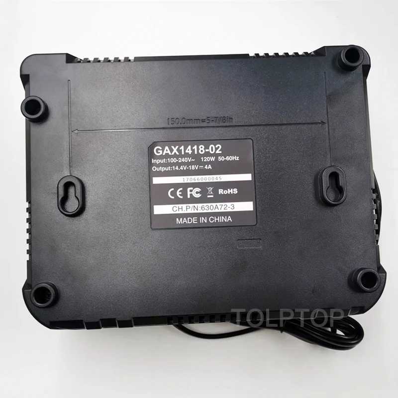 Imagem -05 - Carregador de Bateria Duplo para Bosch Carregador de Bateria Li-ion com Porta Usb 4a 14.4v 18v Bat618 Bat614 Bat609 Gax141802