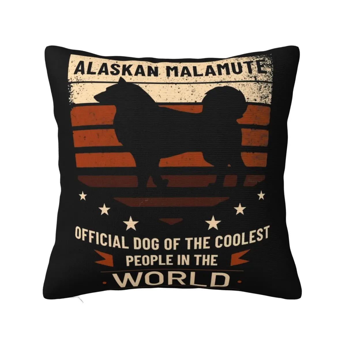 Alaskan Malamute Official Dog Of The Coolest People In The World Loose Pride New Pillow Case