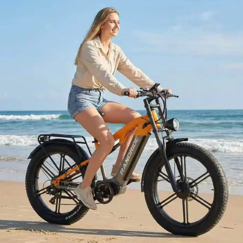 RANDRIDE YX80 electric bike peak 3000W dual motor 48V20AH battery mountain e-bike 26 tire all-terrain off-road electric bicycle image 5
