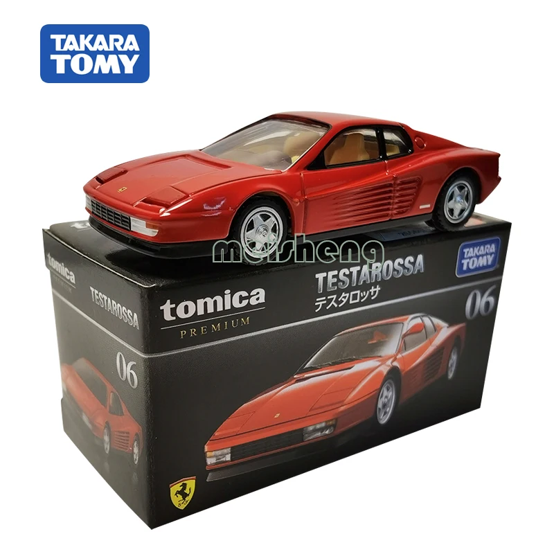 Takara Tomy Ferrari TESTAROSSA Legering auto Diecasts & Toy Vehicles Automodel Miniatuurschaalmodelauto voor kinderen Uitverkocht