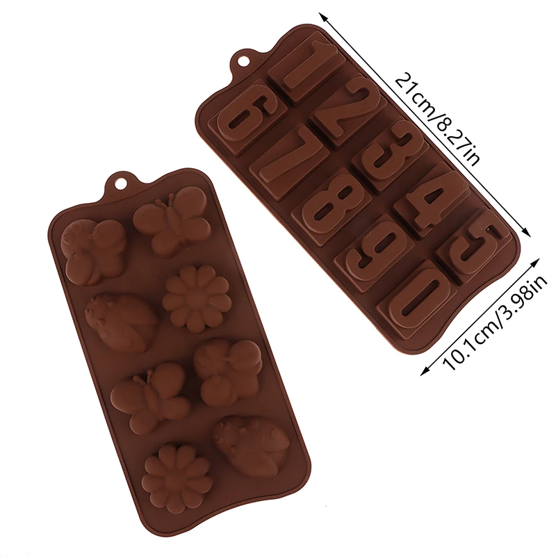 Animal Dos Desenhos Animados Molde De Silicone De Chocolate, Bolo De Doces DIY, Geléia Cookies, Molde De Sabão, Ferramentas De Cozimento De Cozinha Artesanal, 1Pc