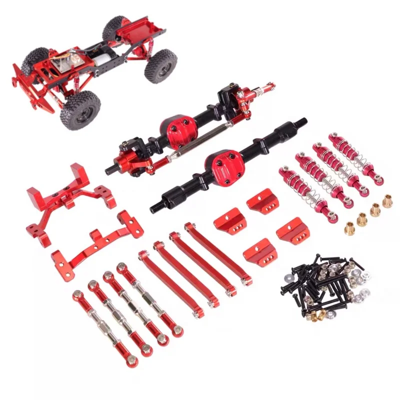 

MN 1/12 New MN99S Second-generation Metal Front and Rear Axle Pull Rod Shock Absorber Kit For RC Car Upgrade Parts