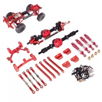 MN 1/12 New MN99S Second-generation Metal Front and Rear Axle Pull Rod Shock Absorber Kit For RC Car Upgrade Parts
