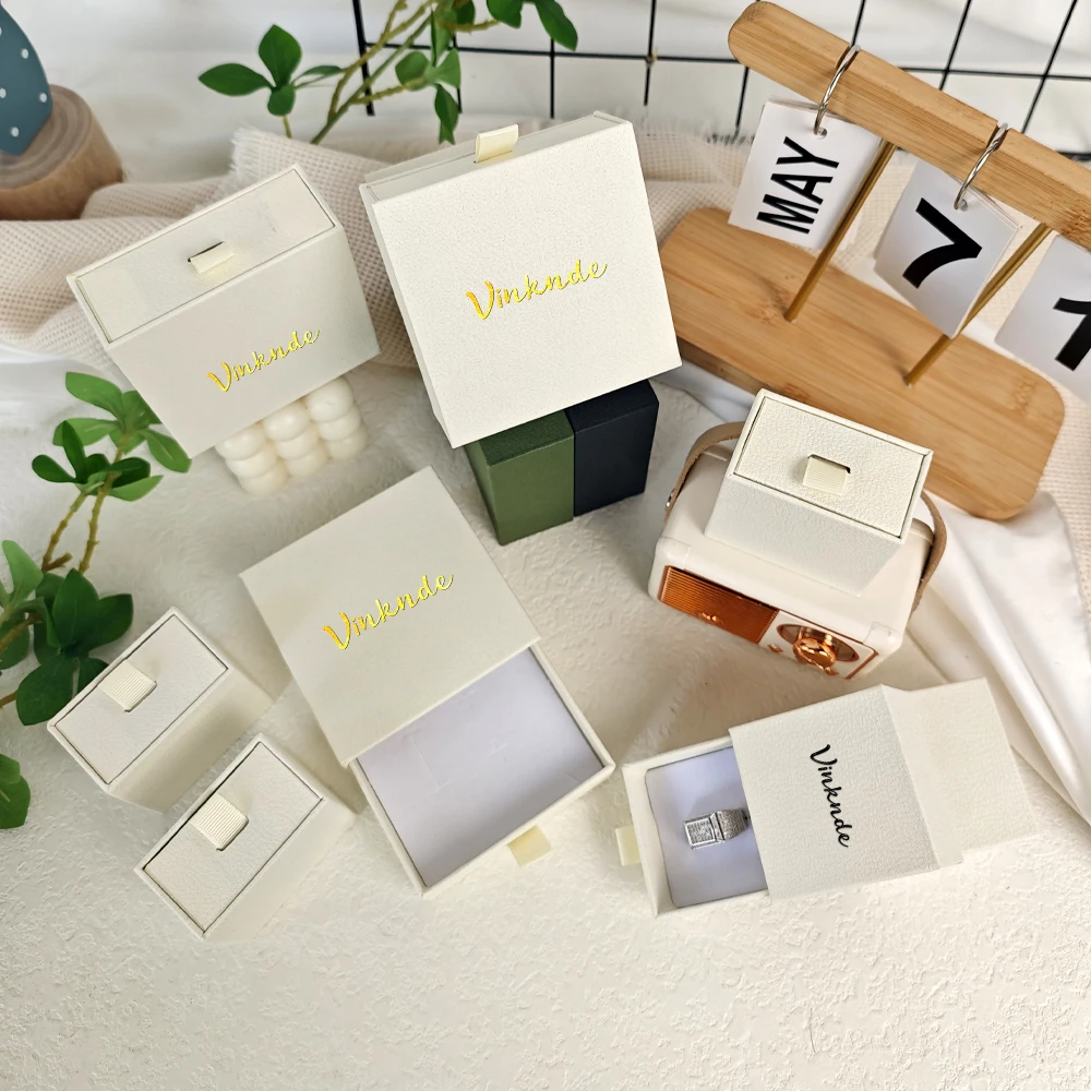 

Роскошное ювелирное ожерелье, подарочная коробка, кольцо, серьги, упаковка, бумажные коробки, индивидуальный логотип, браслет, ящик, дисплей, выдвижной чехол, оптом