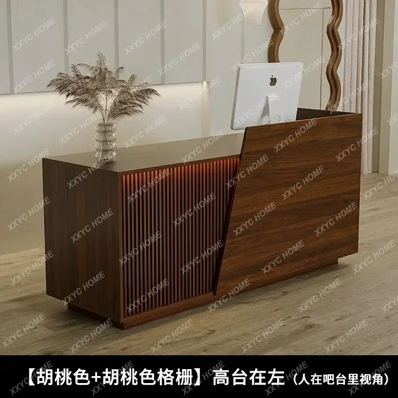 CXDZ Company Reception Counter Cashier Desk Office Table Designer Furniture Modern Minimalism High-end Luxury Schreibtisch Fur