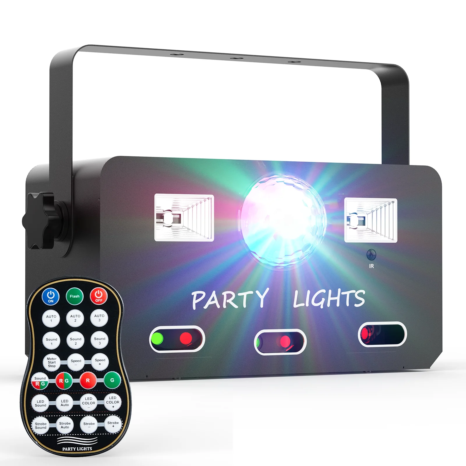 

Datewink RGBY Magic Ball Beam стробоскоп DJ эффект огни красные и зеленые узоры сценический свет проектор для диско-вечеринки свадьба ночной клуб