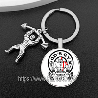 GYM Key Chains House for Bodybuilder I Love Weightlifting Key Holder for Keys Sport Keychains Gift for Fitness Enthusiasts