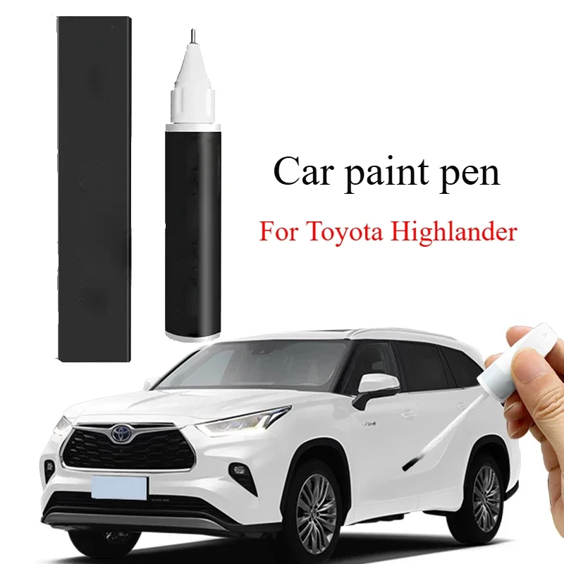 For Toyota Highlander Refinish Pen Pearl White Black 2022 Toyota Highlander Auto Supplies