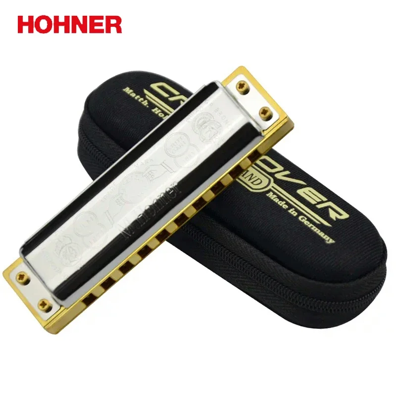 Hohner-Marine Band Crossover, диатоническая губная гармошка, бамбуковая расческа, блюзовая арфа, стандарт Гаиты, 10 отверстий