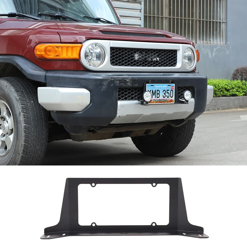 For Toyota FJ Cruiser 2007-2021 license plate holder spotlight bracket car multi-function bracket auto accessories US version