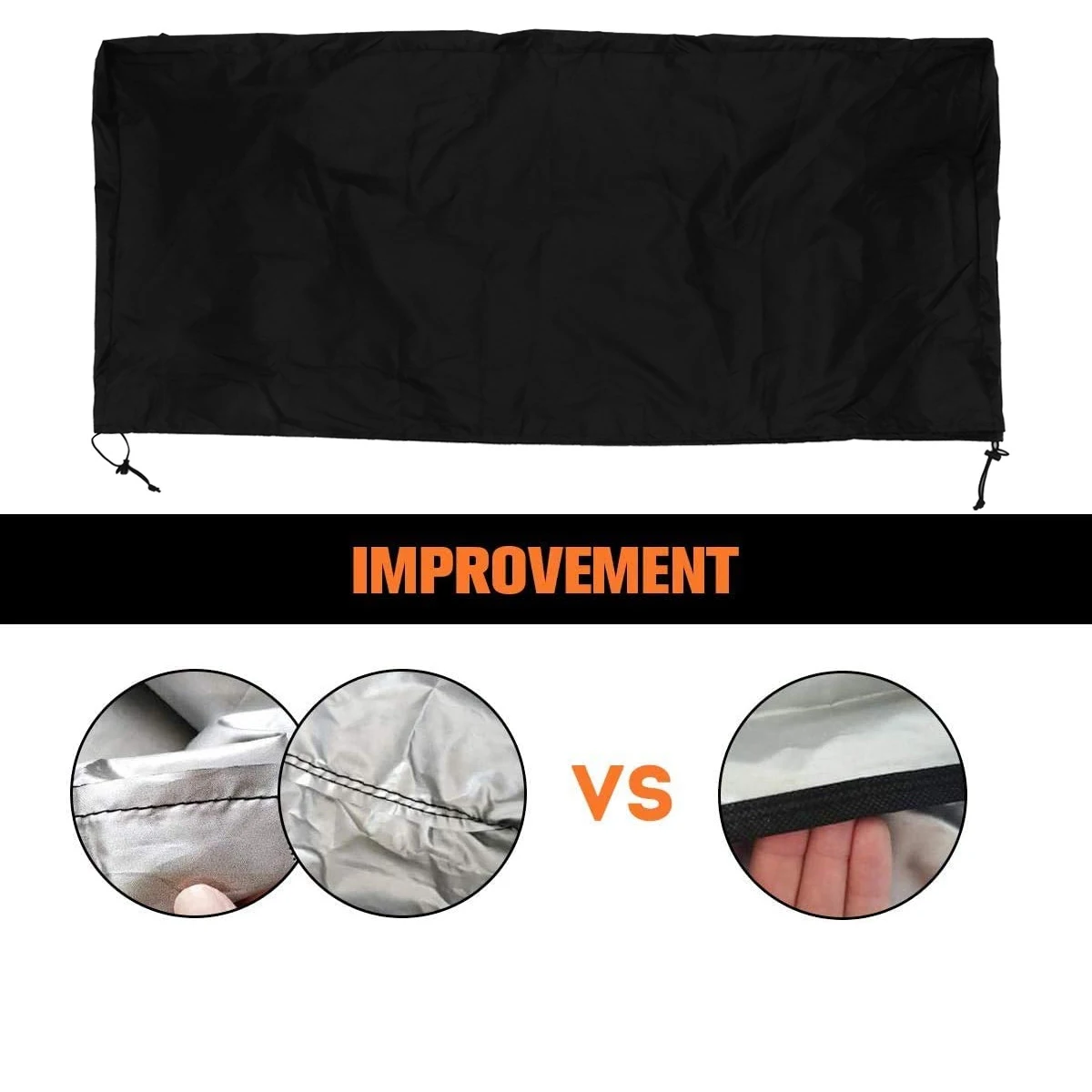 

Waterproof Cover 210D Oxford Cloth Portable Storage Trunk Protector Lightweight Easy Carry Home Goods