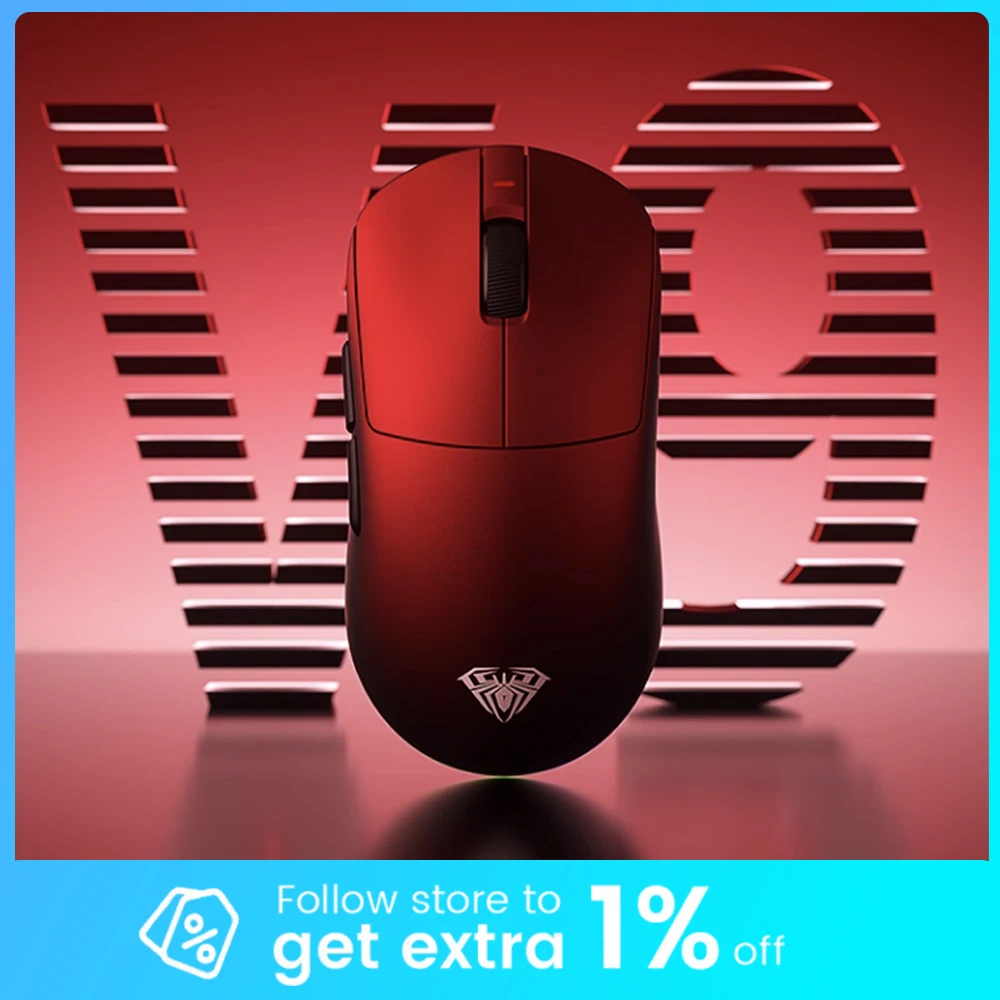 

AULA V9/V9+ Mouse Paw3950 Tri Mode Wireless Paw3395 8000Hz Esports Gaming Mice Lightweight Mouse PC Accessories For FPS Gamer